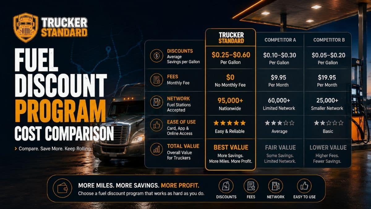 Fuel discount program cost comparison