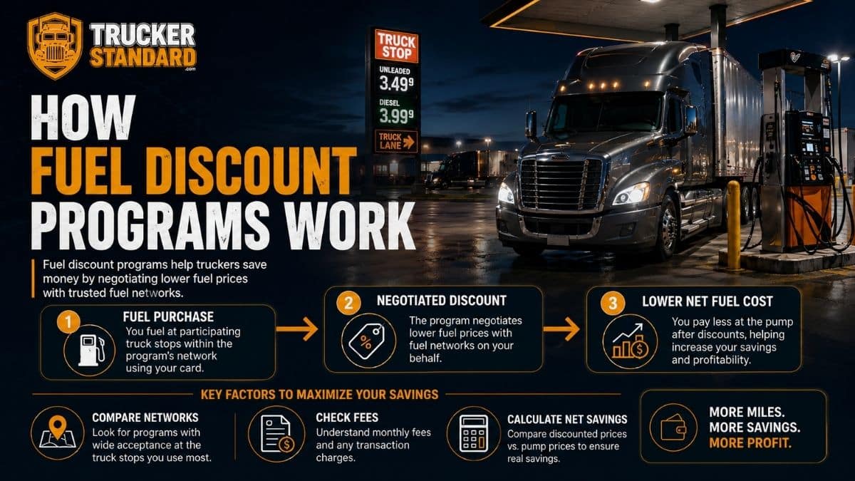 How trucking fuel discount programs work